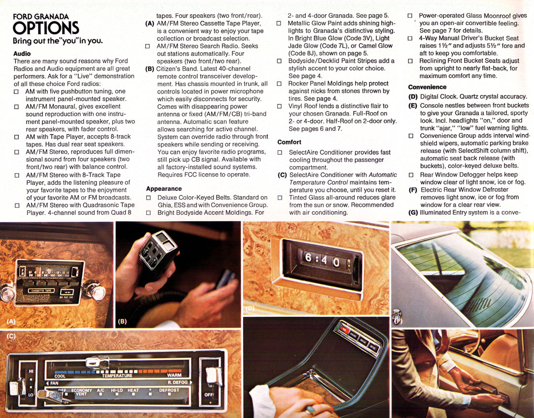1978 Ford Granada Brochure Page 11